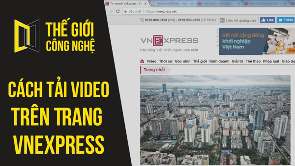 Làm thế nào để tải được video trên trang VNExpress